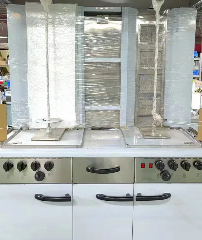 4/8 Burners Kebab Machine With Cabinet Commercial Automatic Gas Shawarma For Rotisserie
4/8 Burners Kebab Machine With Cabinet Commercial Automatic Gas Shawarma For Rotisserie