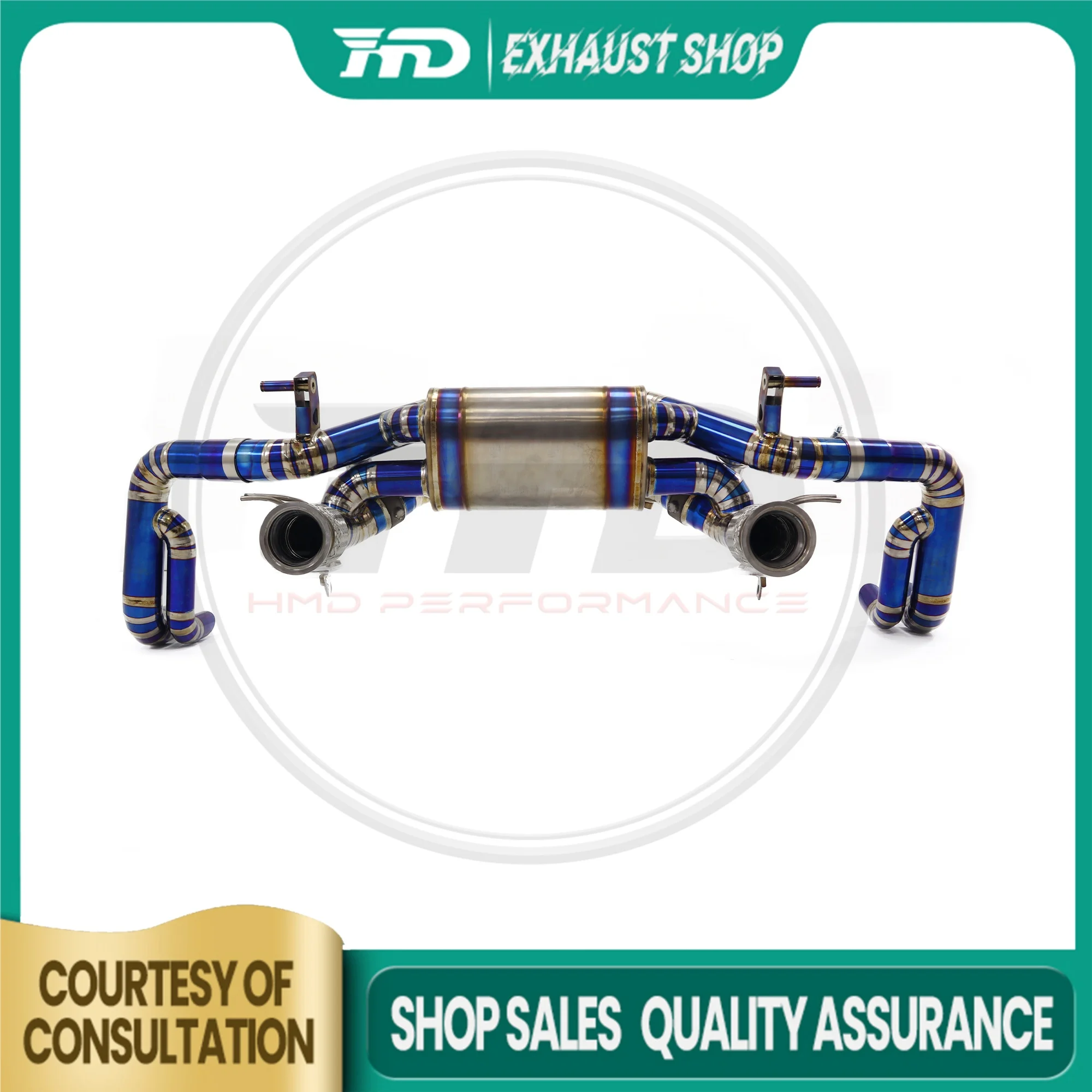 Customizable Catback For Audi R8 V10 2020+ With OPF Exhaust System Titanium Alloy Vacuum valve Muffler Non-destructive HMD
Customizable Catback For Audi R8 V10 2020+ With OPF Exhaust System Titanium Alloy Vacuum valve Muffler Non-destructive HMD