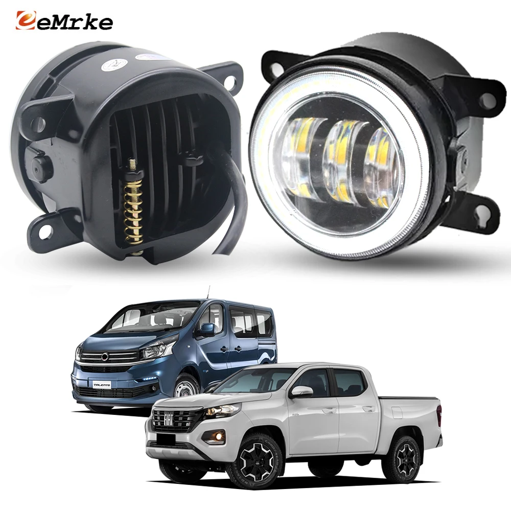 40W Led Fog Lights Angel Eyes DRL Driving Lamp Lens For Fiat Talento 2016-2021 Fiat Titano 579 RAM 1200 2023 2024 2025 2026
40W Led Fog Lights Angel Eyes DRL Driving Lamp Lens For Fiat Talento 2016-2021 Fiat Titano 579 RAM 1200 2023 2024 2025 2026