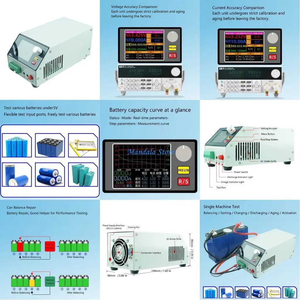 U2JC Professional Accurate Digital Battery Capacity Tester Meter 5V 20A Active Cooling System Overvoltage Current Protective
U2JC Professional Accurate Digital Battery Capacity Tester Meter 5V 20A Active Cooling System Overvoltage Current Protective