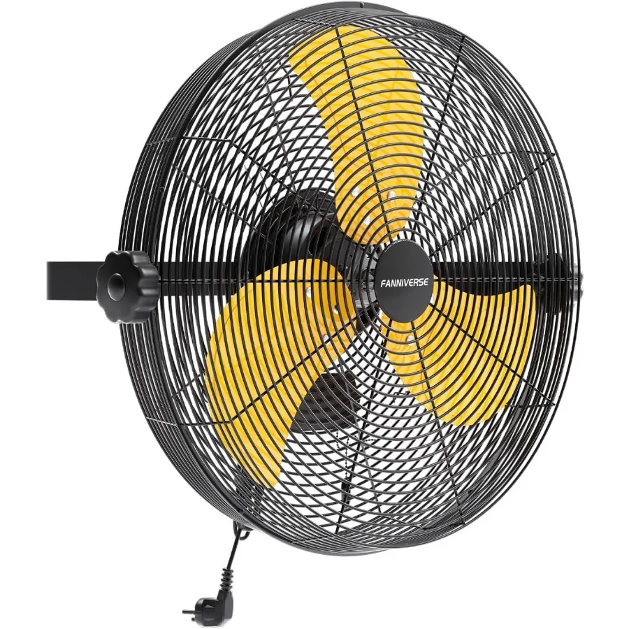 18 Inch Wall Fan Pro Series - 4900 CFM 3 Speed High Velocity Industrial Wall Mount Fans for Commercial Residential Warehouse Co
18 Inch Wall Fan Pro Series - 4900 CFM 3 Speed High Velocity Industrial Wall Mount Fans for Commercial Residential Warehouse Co