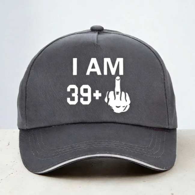 I Am 39+ Middle Finger Baseball cap Birthday Gifts Idea caps Man women summer adjustable Snapback hat
I Am 39+ Middle Finger Baseball cap Birthday Gifts Idea caps Man women summer adjustable Snapback hat