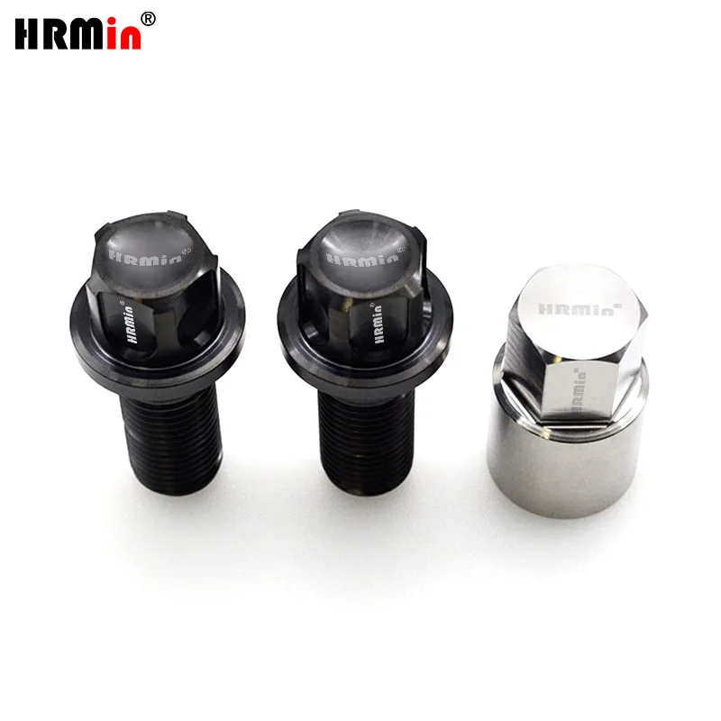 HRmin Anti-Theft Spherical Seat Gr.5 Titanium Automobile Vehicle Car Wheel Bolt for European Cars M14x1.5mm
HRmin Anti-Theft Spherical Seat Gr.5 Titanium Automobile Vehicle Car Wheel Bolt for European Cars M14x1.5mm