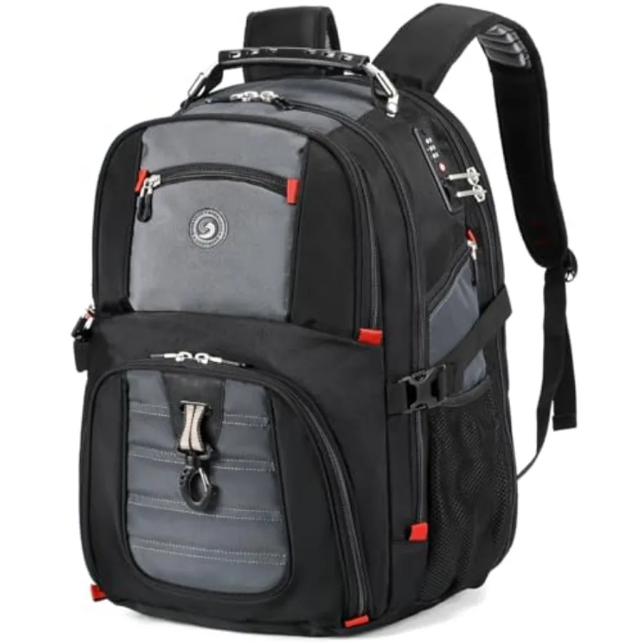 SHRRADOO Extra Large 50L Travel Laptop Backpack with combination lock, College Backpack Airline Approved Business Work Bag Fit
SHRRADOO Extra Large 50L Travel Laptop Backpack with combination lock, College Backpack Airline Approved Business Work Bag Fit