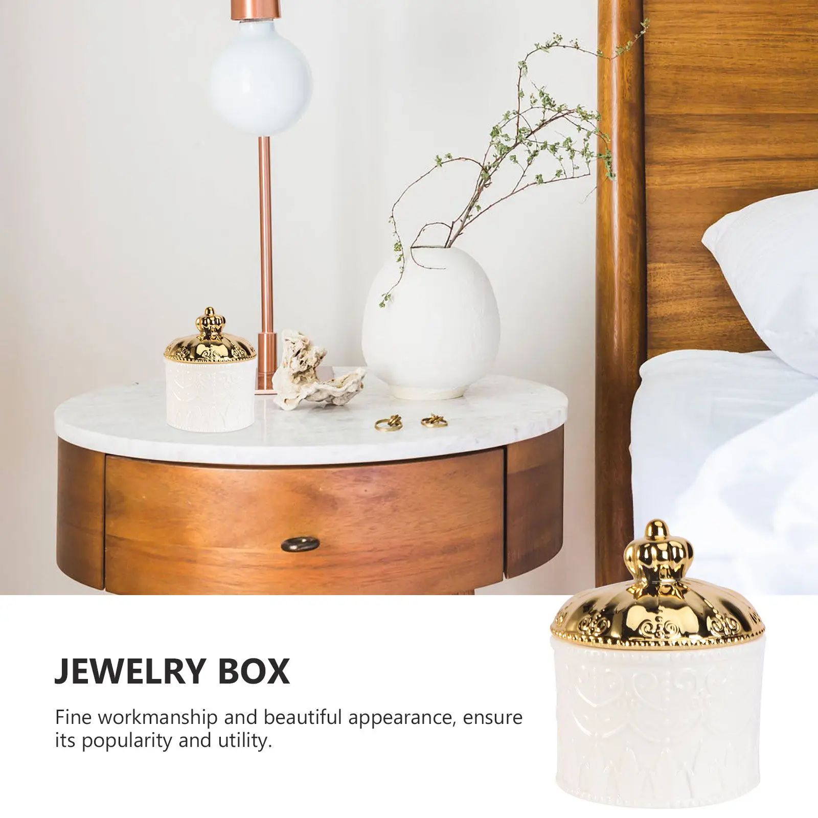 1Pcs Ceramic Jewelry Box Creative Delicate Design Suitable for Jewelry Candies Gift Storage Wedding Birthday Present Wrap
1Pcs Ceramic Jewelry Box Creative Delicate Design Suitable for Jewelry Candies Gift Storage Wedding Birthday Present Wrap