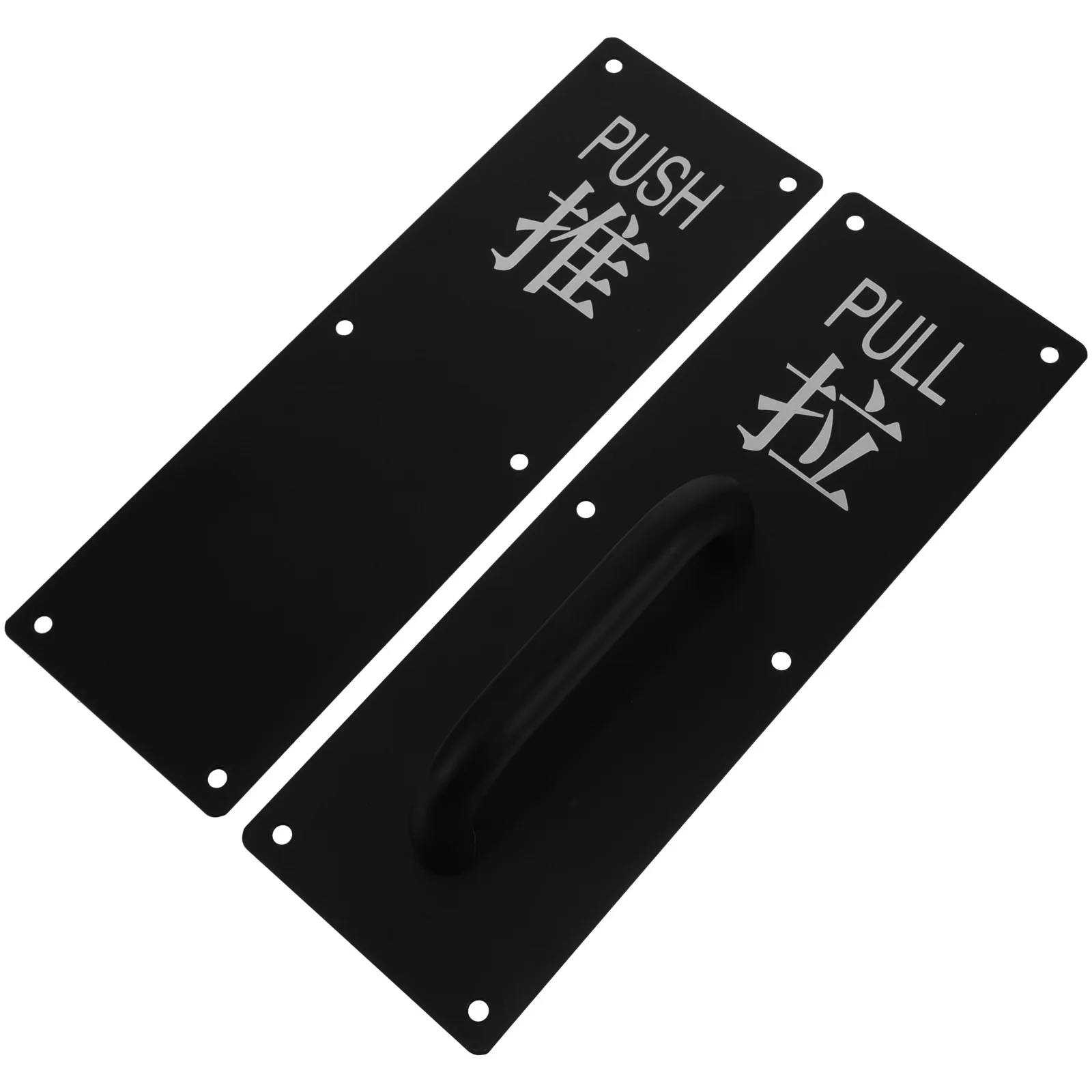 1 set Black Painted Handle Cabinet Pull Push Handles Stainless Steel Fire-proof Internal Door Plates Door Finger Plates Hardware
1 set Black Painted Handle Cabinet Pull Push Handles Stainless Steel Fire-proof Internal Door Plates Door Finger Plates Hardware