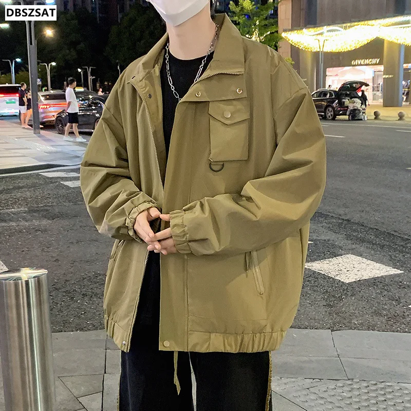 2023 autumn new men's coat fashion slim breathable embroidered stand collar baseball coat solid color simple loose men's jacket
2023 autumn new men's coat fashion slim breathable embroidered stand collar baseball coat solid color simple loose men's jacket