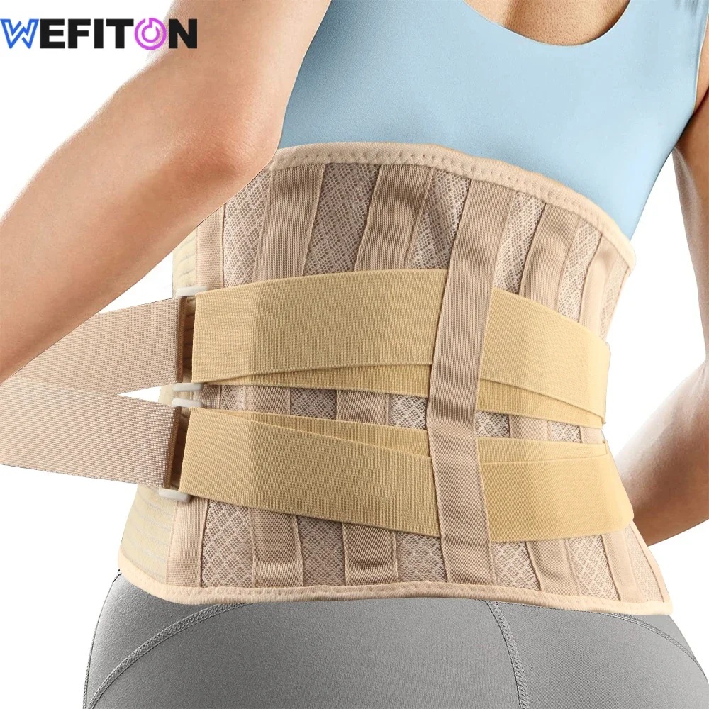 1Pcs Back Brace for Lower Back Pain with 6 Stays,Breathable Back Support Belt for Men Women - Anti-skid Lumbar Support for Work
1Pcs Back Brace for Lower Back Pain with 6 Stays,Breathable Back Support Belt for Men Women - Anti-skid Lumbar Support for Work