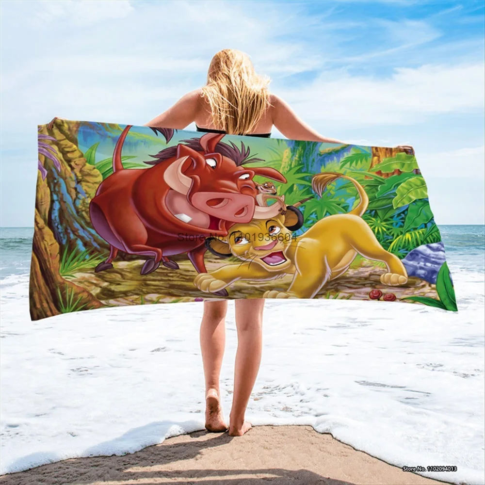 Disney Cartoon Simba Lion King Nala Bath Towel for Adults Children Microfiber Beach Towel Home Washcloth for Kids Boys
Disney Cartoon Simba Lion King Nala Bath Towel for Adults Children Microfiber Beach Towel Home Washcloth for Kids Boys