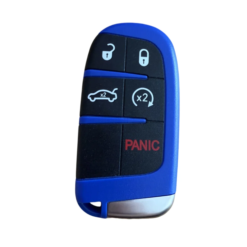 1pcs Blue 5Buttons Car Smart Card Key Shell Casing for SRT VIPER Trackhawk Demon 170 392 Hellcat Scat Pack with Uncut BladeKey
1pcs Blue 5Buttons Car Smart Card Key Shell Casing for SRT VIPER Trackhawk Demon 170 392 Hellcat Scat Pack with Uncut BladeKey