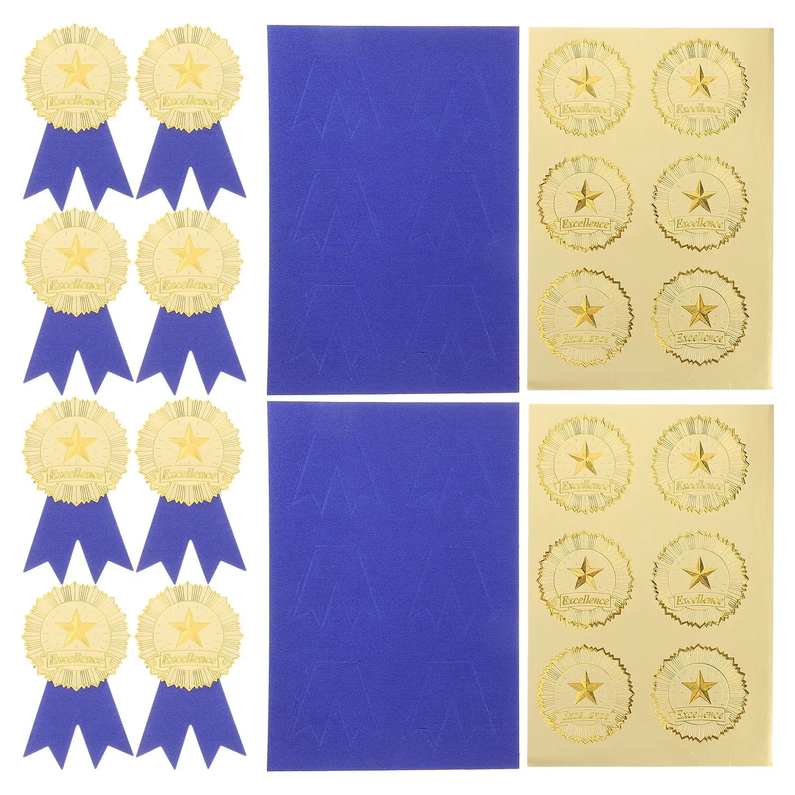 36 Sets Graduation Certificate Medals Stickers Paper 900501 Golden Ribbon Diplomas Awards Sealing Supplies
36 Sets Graduation Certificate Medals Stickers Paper 900501 Golden Ribbon Diplomas Awards Sealing Supplies