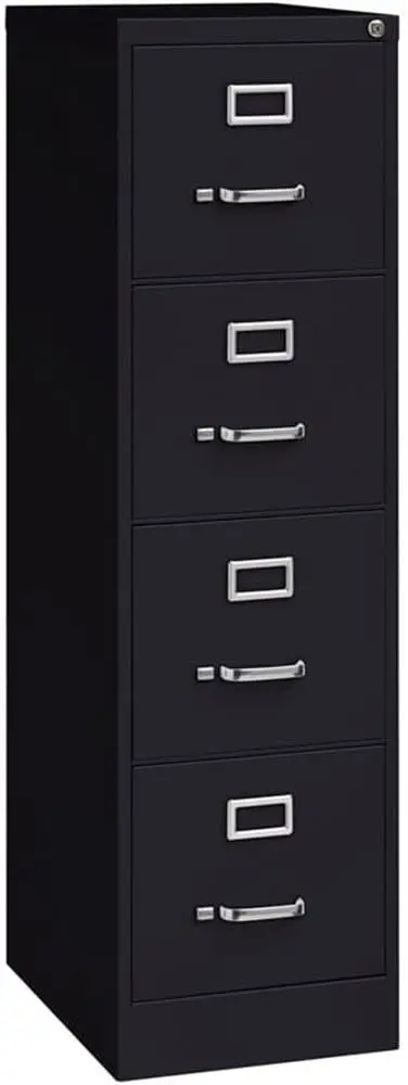 4 Drawers 52' Vertical Black Metal Filing Cabinet Lockable Pre-Assembled Stationary Letter Size for Home, Office
4 Drawers 52' Vertical Black Metal Filing Cabinet Lockable Pre-Assembled Stationary Letter Size for Home, Office
