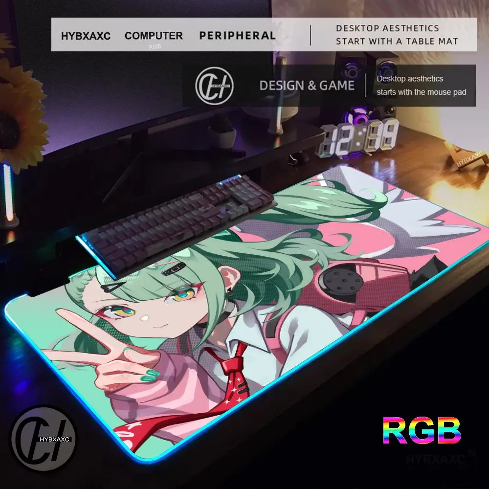 HYBXAXC Large Kawaii Anime Girl Sunna ZZZ Mouse Pad RGB Gaming Mouse Pad HD Printing Zenless Zone Zero Desk Mat Large LED Light
HYBXAXC Large Kawaii Anime Girl Sunna ZZZ Mouse Pad RGB Gaming Mouse Pad HD Printing Zenless Zone Zero Desk Mat Large LED Light