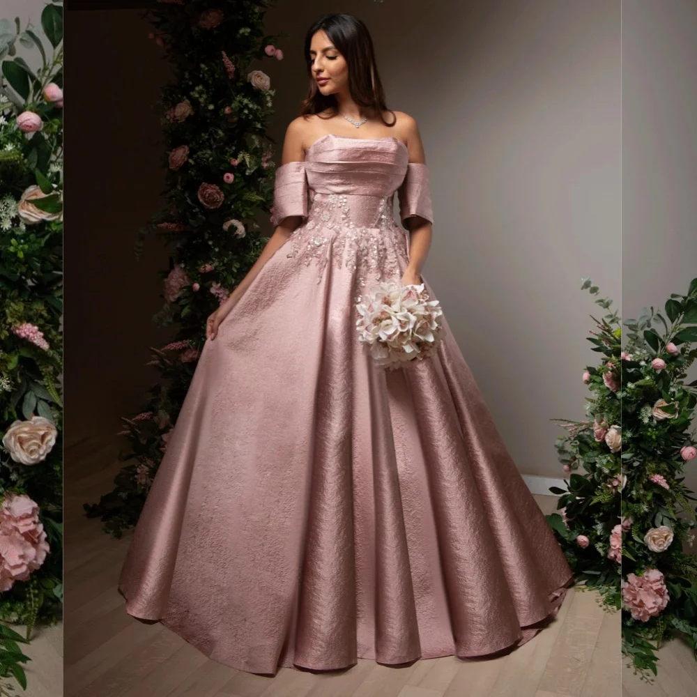 Evening Satin Applique Sequined Party A-line Off-the-shoulder Bespoke Occasion Gown Long Dresses Sexy Casual
Evening Satin Applique Sequined Party A-line Off-the-shoulder Bespoke Occasion Gown Long Dresses Sexy Casual
