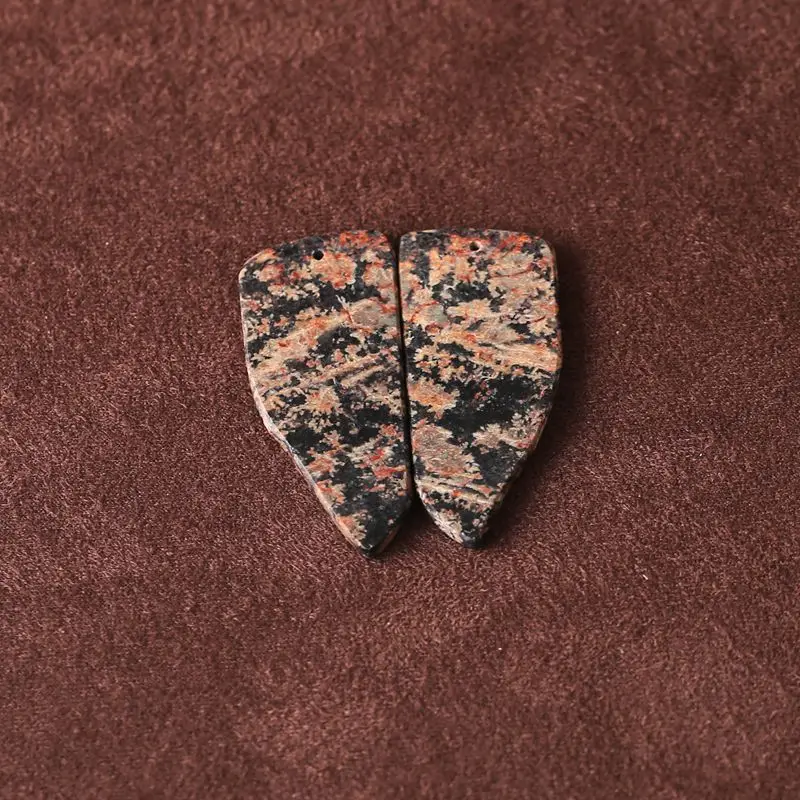 Snow Flake Obsidian Shield-Shaped Pendants Pair, Unique Pattern Black & Brown Snowflake Obsidian Gemstone Charms for Jewelry
Snow Flake Obsidian Shield-Shaped Pendants Pair, Unique Pattern Black & Brown Snowflake Obsidian Gemstone Charms for Jewelry