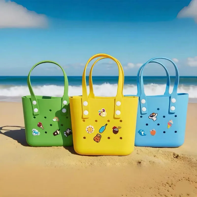 New EVA Storage Bag DIY Hole Basket Japanese/Korean Fresh and Sweet Style Outdoor Handbag Picnic Fashion Cute Summer Storage Bag
New EVA Storage Bag DIY Hole Basket Japanese/Korean Fresh and Sweet Style Outdoor Handbag Picnic Fashion Cute Summer Storage Bag