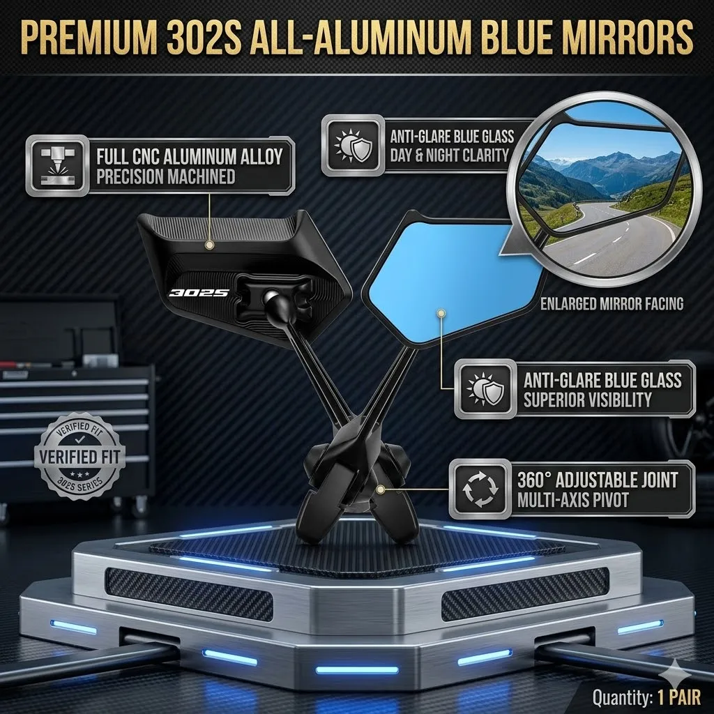 2PCS Universal All-Aluminum Adjustable Folding Motorcycle Mirrors Blue Glass For Benelli BN302 BN302S BJ300GS 2017 2018 2019
2PCS Universal All-Aluminum Adjustable Folding Motorcycle Mirrors Blue Glass For Benelli BN302 BN302S BJ300GS 2017 2018 2019