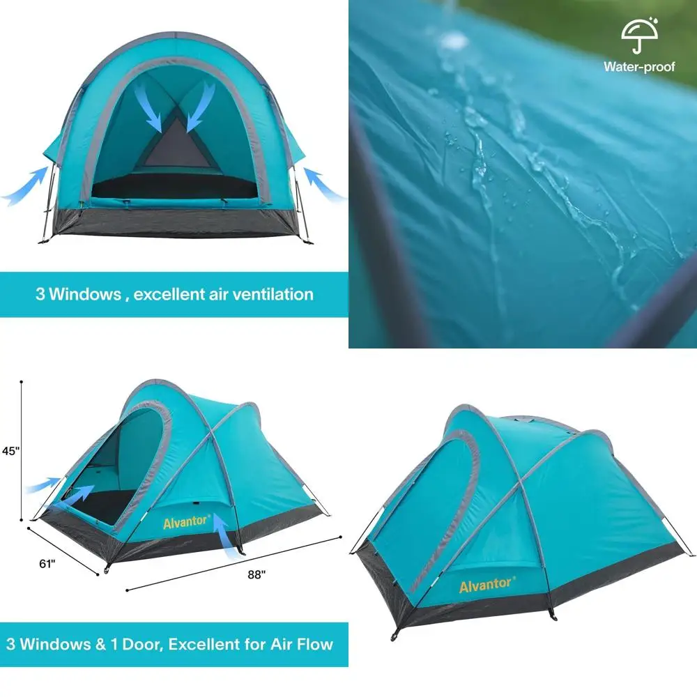 Ultralight 2-Person Pop-Up Tent for Outdoor Camping and Backpacking - Compact Family Shelter
Ultralight 2-Person Pop-Up Tent for Outdoor Camping and Backpacking - Compact Family Shelter