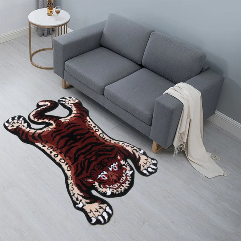 Tigers Shape Carpet Soft Fluffy Irregular Printed Tiger Rug Room Decor Floor Mat Absorbent Non-slip Bathroom Doormat
Tigers Shape Carpet Soft Fluffy Irregular Printed Tiger Rug Room Decor Floor Mat Absorbent Non-slip Bathroom Doormat