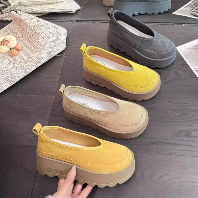 Platform Loafers Women Shoes Suede Casual Woman's Sneakers Designer Summer New Brand 2025 Sport Shoes Walking Zapatos De Mujer
Platform Loafers Women Shoes Suede Casual Woman's Sneakers Designer Summer New Brand 2025 Sport Shoes Walking Zapatos De Mujer