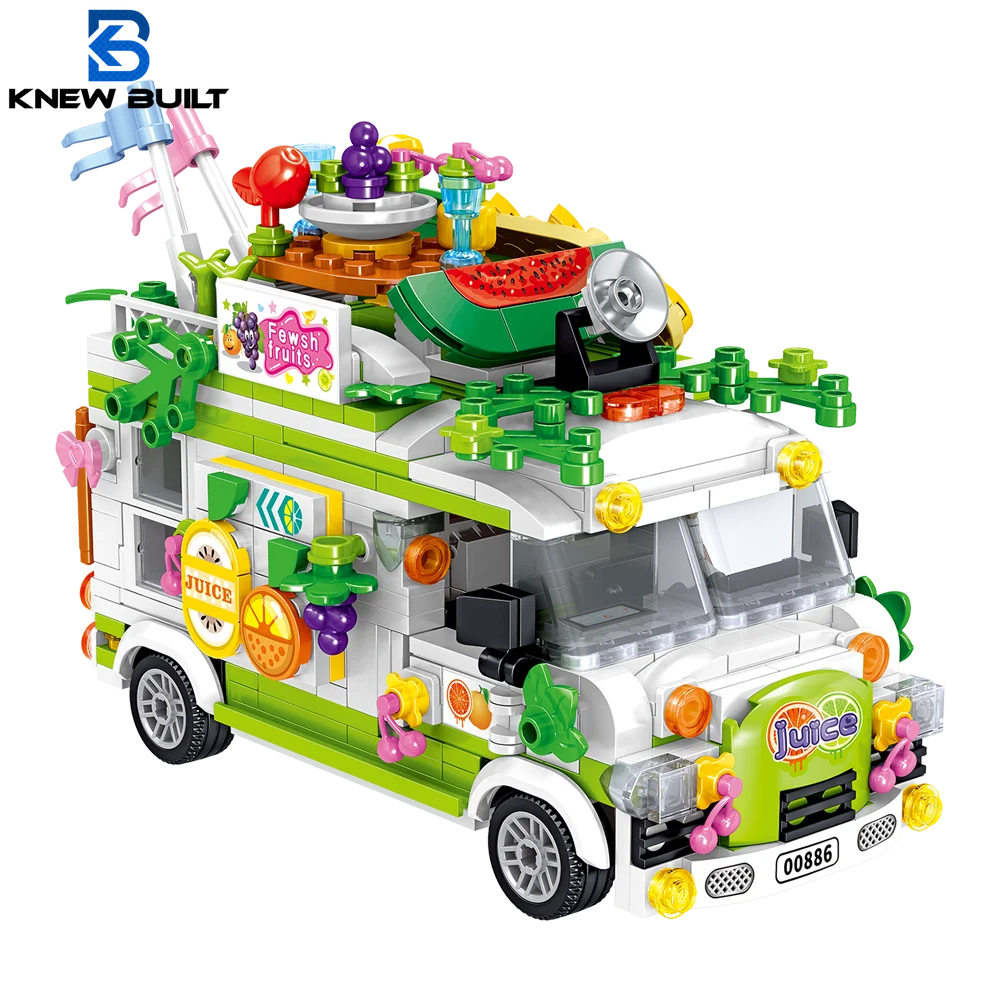 KNEW BUILT Fruit Car Mini Building Block Toy Set for Kids Girl Friends Playing Together CakeIce Craem DESSERT Food Shop Bricks
KNEW BUILT Fruit Car Mini Building Block Toy Set for Kids Girl Friends Playing Together CakeIce Craem DESSERT Food Shop Bricks