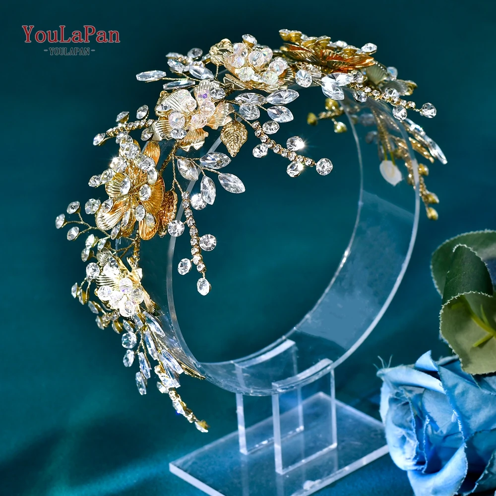 TOPQUEEN Elegant Rhinestone Alloy Flower Headwear Wedding Headpiece Bride Bridesmaid Headband Handmade Party Hair Jewelry HP918
TOPQUEEN Elegant Rhinestone Alloy Flower Headwear Wedding Headpiece Bride Bridesmaid Headband Handmade Party Hair Jewelry HP918