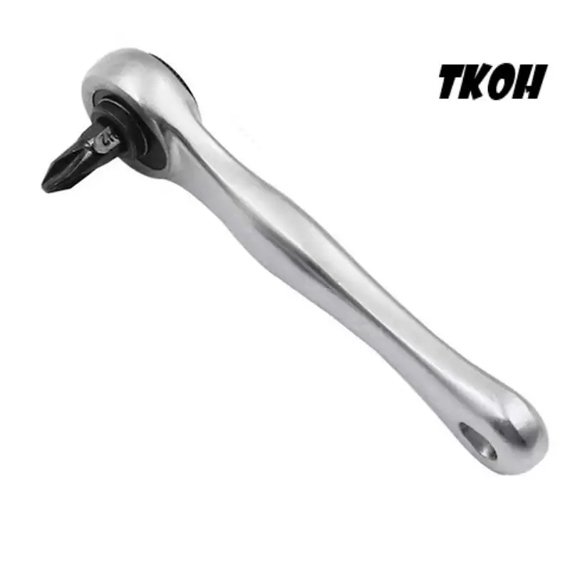 TKOH-Мини двусторонний ключ с храповым механизмом + 10 бит из хром-ванадиевой стали, набор ручных инструментов
TKOH-Мини двусторонний ключ с храповым механизмом + 10 бит из хром-ванадиевой стали, набор ручных инструментов