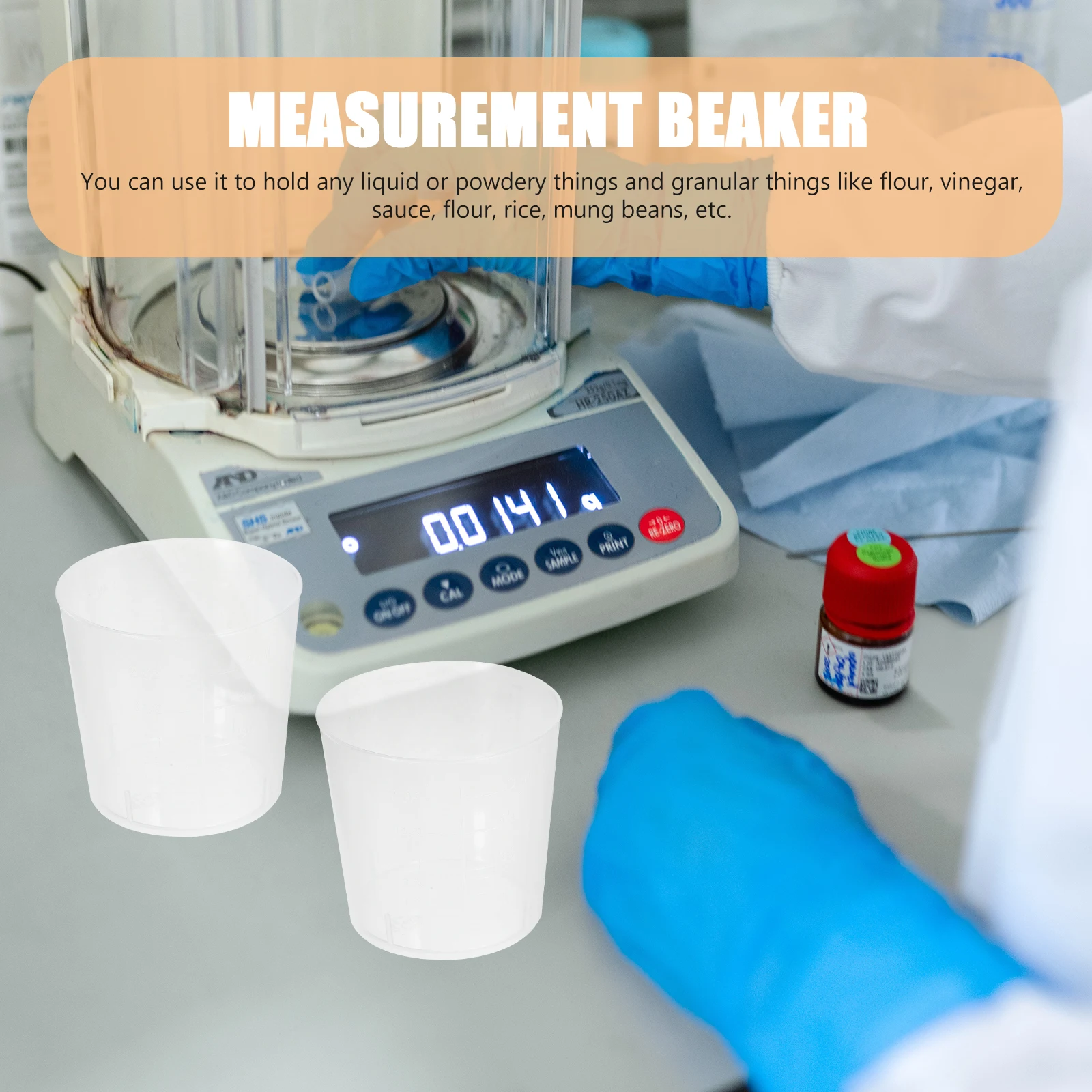 25pcs Measuring Cups 60ml Plastic Beaker Graduated Liquid Container Lightweight Easy Handle Lab Household Cook
25pcs Measuring Cups 60ml Plastic Beaker Graduated Liquid Container Lightweight Easy Handle Lab Household Cook