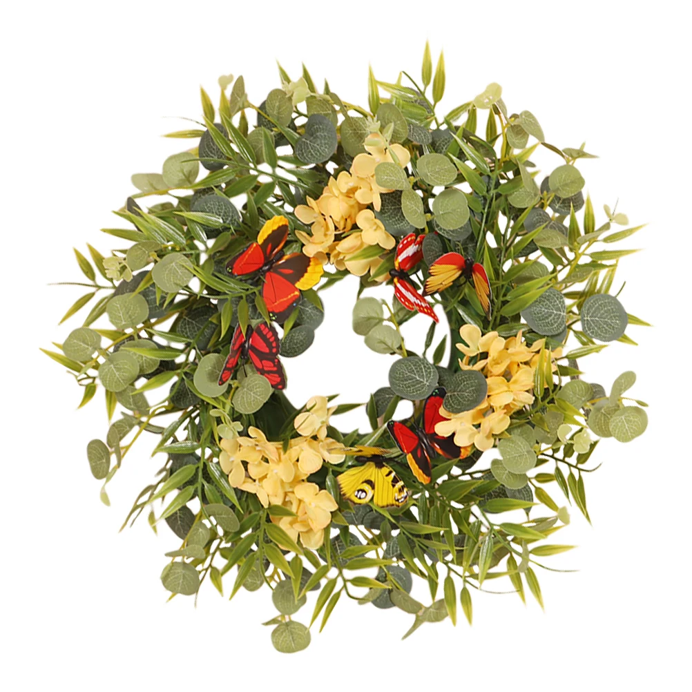Eucalyptus Bamboo Leaf Butterfly Wreath Garland Simulation Summer Decor Front Door Green Leaf Wreath PartyDecoration LongLasting
Eucalyptus Bamboo Leaf Butterfly Wreath Garland Simulation Summer Decor Front Door Green Leaf Wreath PartyDecoration LongLasting