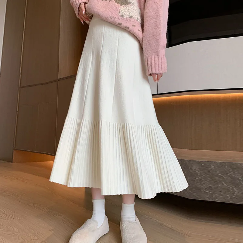 Женская юбка, новые элегантные офисные женские осенне-зимние юбки, черная милая юбка трапециевидной формы до середины икры, женские юбки Faldas Q1271
Женская юбка, новые элегантные офисные женские осенне-зимние юбки, черная милая юбка трапециевидной формы до середины икры, женские юбки Faldas Q1271