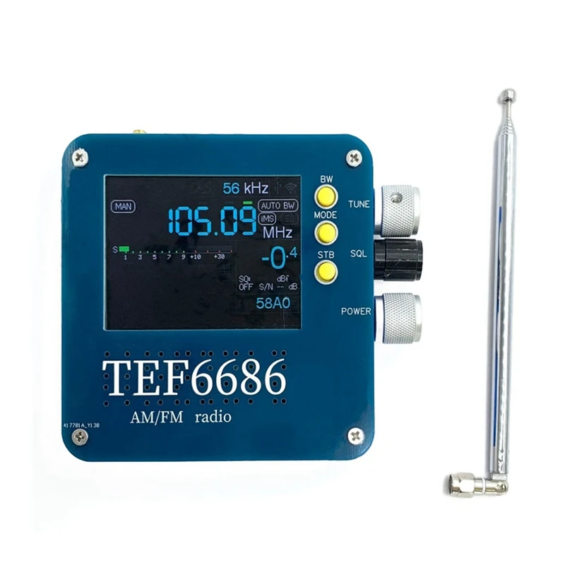 1Set TEF6686 Radio Receiver Full FM/AM/Short Wave HF/LW Radio Receiver With Telescoping Antenna Plastic
1Set TEF6686 Radio Receiver Full FM/AM/Short Wave HF/LW Radio Receiver With Telescoping Antenna Plastic