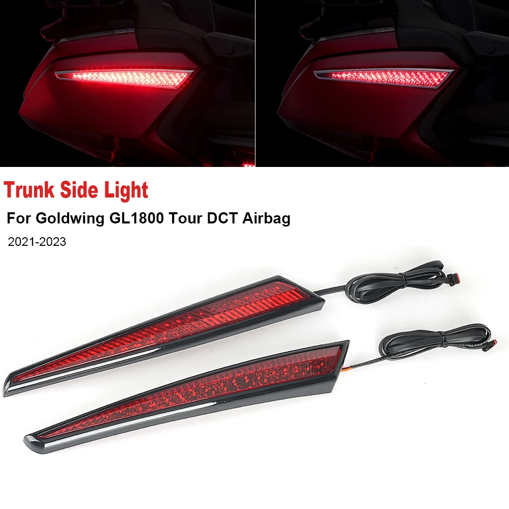 New Motorcycle Top Box Side Light LED Decoration Lamp For Honda Goldwing Gold Wing GL1800 Tour DCT Airbag 2021-2023
New Motorcycle Top Box Side Light LED Decoration Lamp For Honda Goldwing Gold Wing GL1800 Tour DCT Airbag 2021-2023