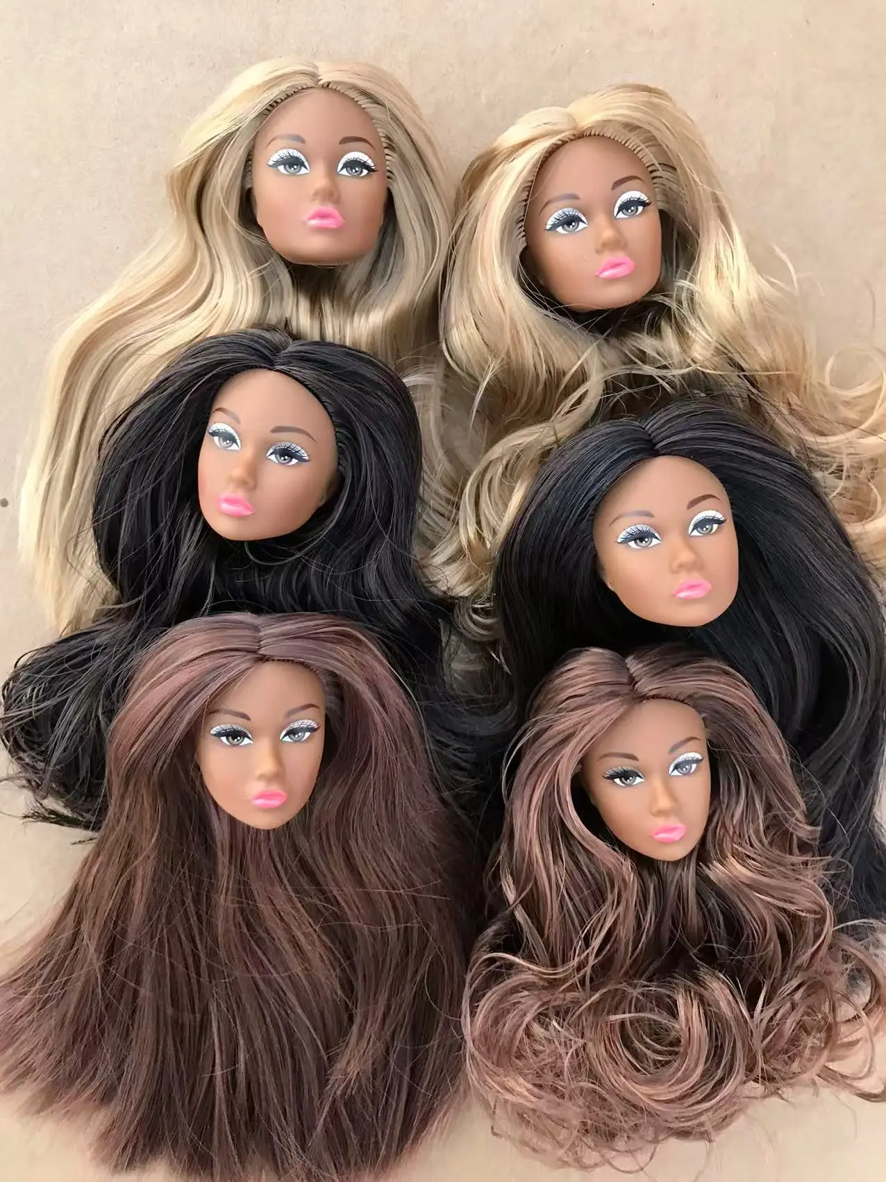 Poppy Parker Face Doll Head With Makeup Super White Pink Beige Coffee Skin Doll Parts DIY Dressing Female Doll Accessories
Poppy Parker Face Doll Head With Makeup Super White Pink Beige Coffee Skin Doll Parts DIY Dressing Female Doll Accessories