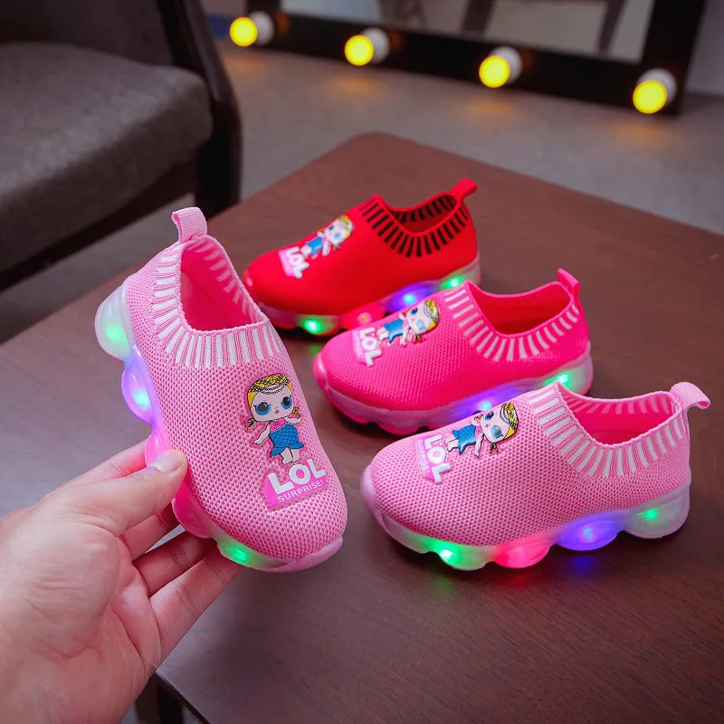 2025New Spring and Autumn Princess Shoes with Light-up Lights, Fly-knit Children's Girls' Shoes
2025New Spring and Autumn Princess Shoes with Light-up Lights, Fly-knit Children's Girls' Shoes
