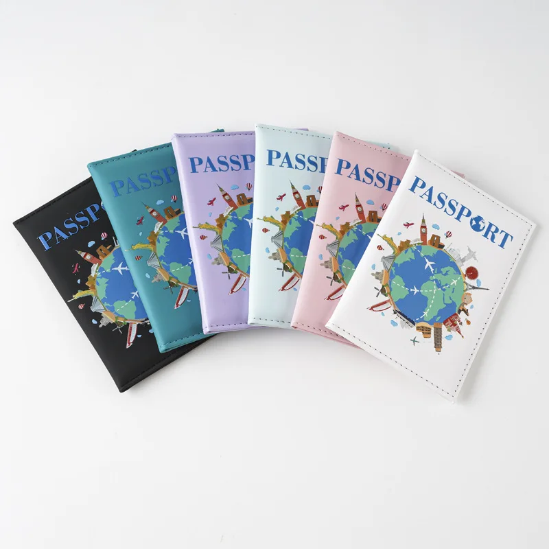 Slim Passport Holder Cover Color Cartoon Map Printed Portable PU Leather Ticket Clip ID Card Passport Holder Travel Essential
Slim Passport Holder Cover Color Cartoon Map Printed Portable PU Leather Ticket Clip ID Card Passport Holder Travel Essential