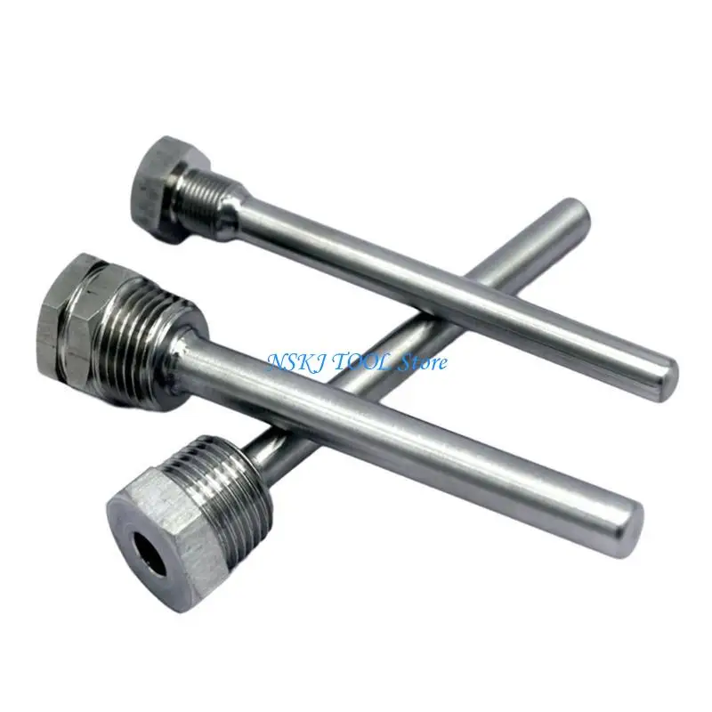 L8RC Stainless Protective Shell Temperature Sensors 1/2in Thread Immersions Sleeve
L8RC Stainless Protective Shell Temperature Sensors 1/2in Thread Immersions Sleeve