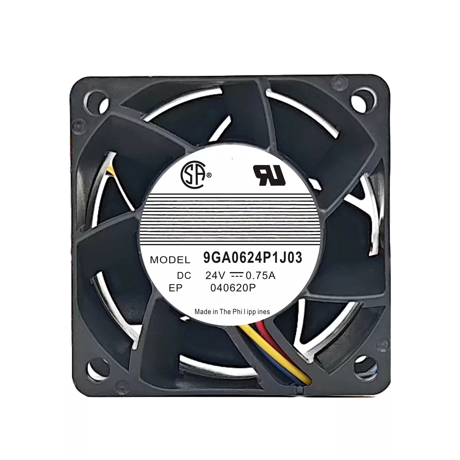 Cooling Fan 9GA0624P1J03 24V 0.75A 18W 6038 6cm 60*60*38mm 4-Wire
Cooling Fan 9GA0624P1J03 24V 0.75A 18W 6038 6cm 60*60*38mm 4-Wire