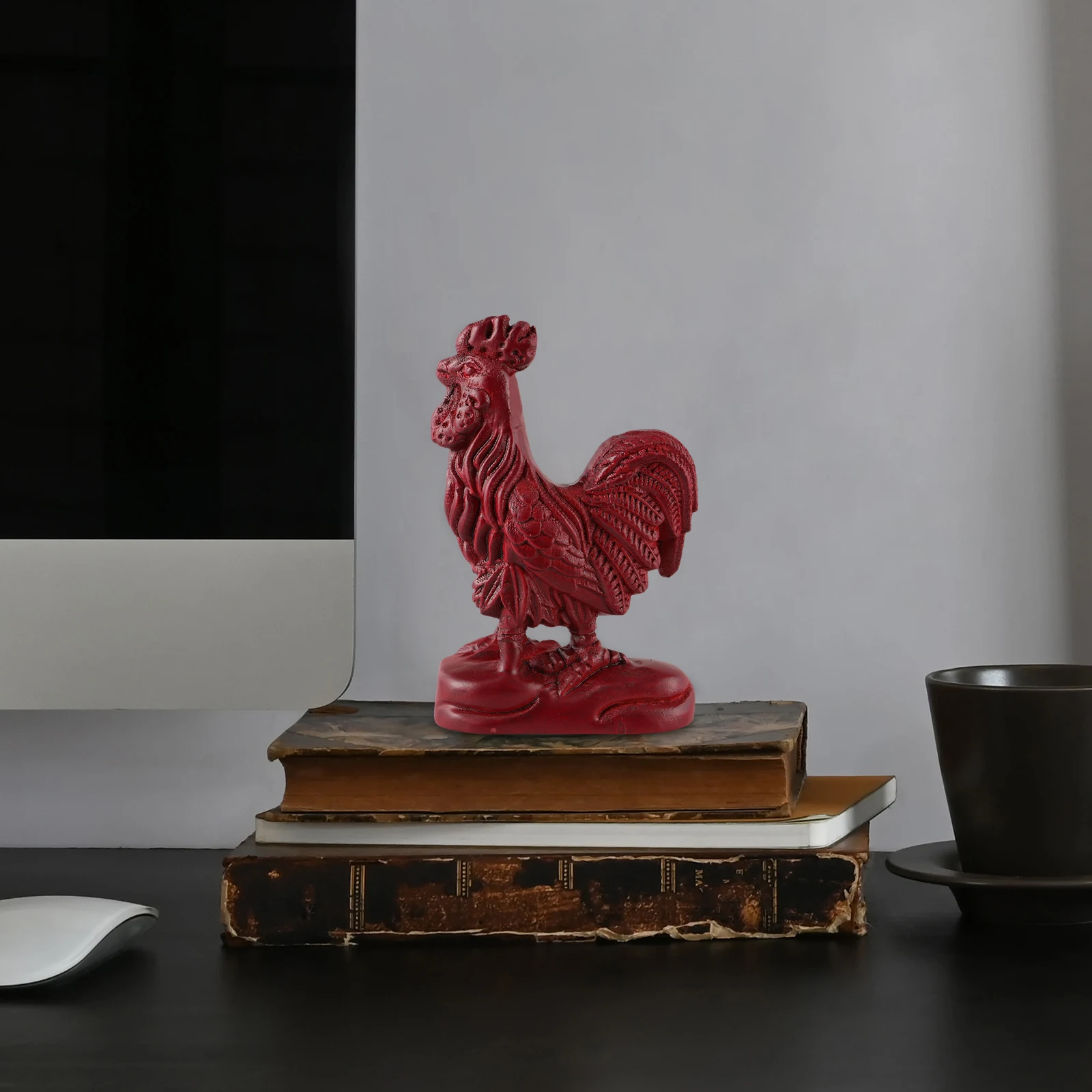 Carving Statue 15cm Red Hu Wood Animal Decor Figurine Home Office Car Miniature Wood Carving Rooster Figure Sculpture
Carving Statue 15cm Red Hu Wood Animal Decor Figurine Home Office Car Miniature Wood Carving Rooster Figure Sculpture