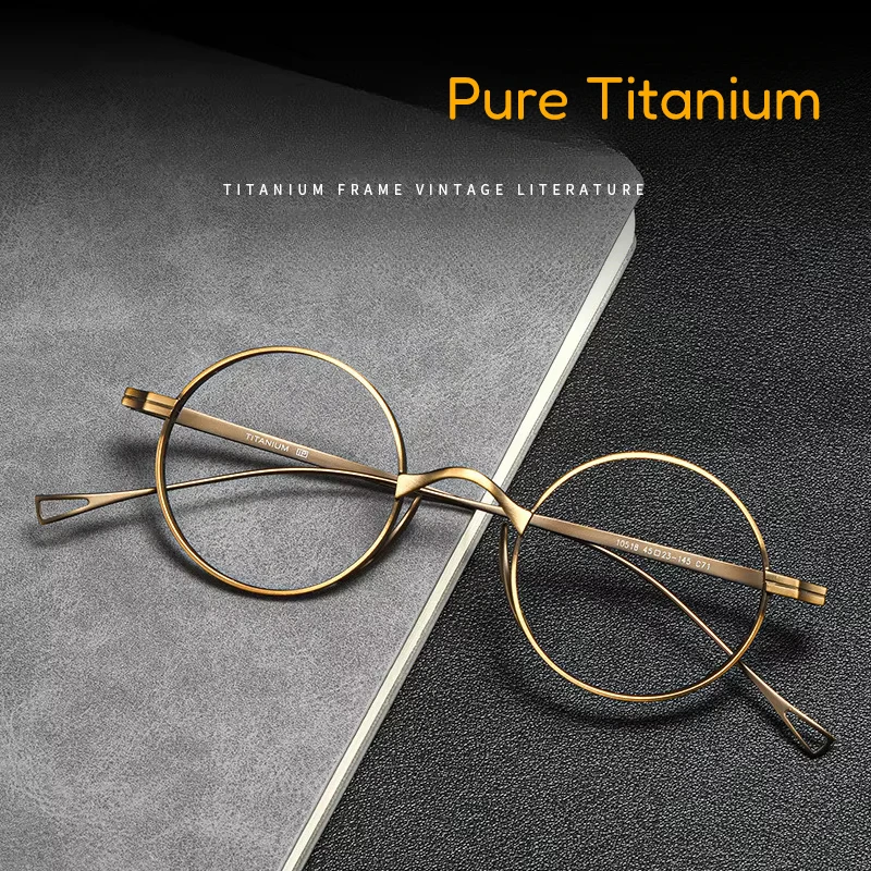 Fashion Japanese Small Size Eyeglasses Frame Retro Pure Titanium Round Reading Eyewear Prescription Glasses Frame Men Women
Fashion Japanese Small Size Eyeglasses Frame Retro Pure Titanium Round Reading Eyewear Prescription Glasses Frame Men Women