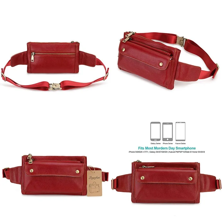 Unisex Genuine Leather Waist Bag Messenger Fanny Pack Bum Bag For Men Women Travel Sports Running Hiking
Unisex Genuine Leather Waist Bag Messenger Fanny Pack Bum Bag For Men Women Travel Sports Running Hiking