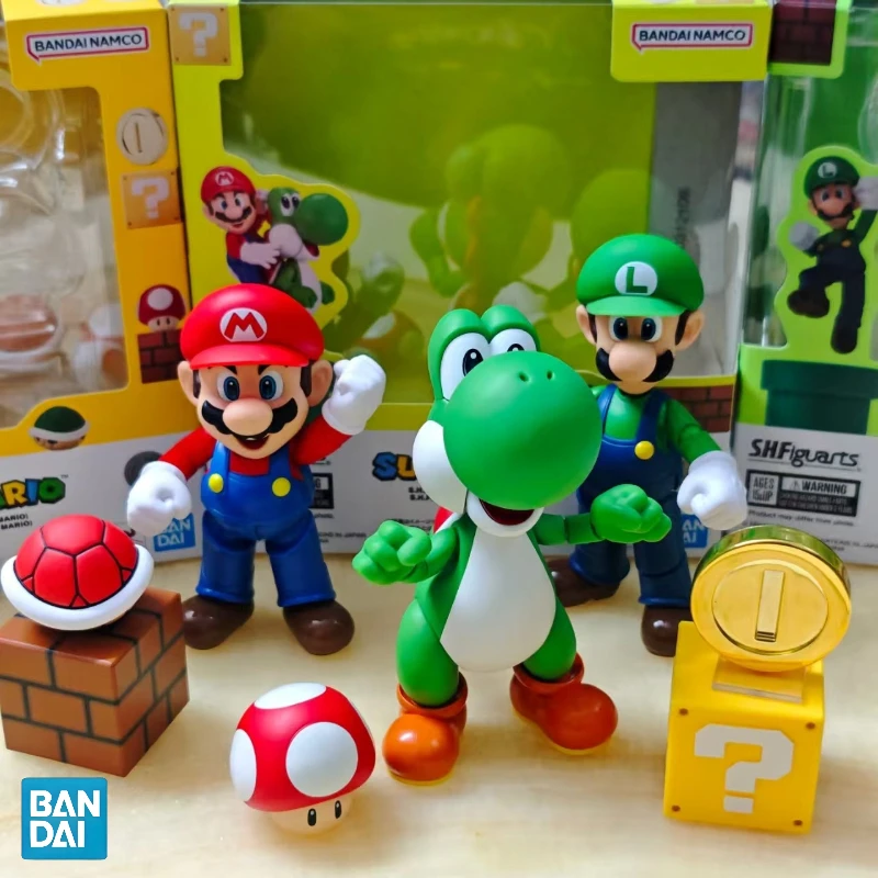 In Stock Bandai SHF Mario Luigi Super Mario Game Scene Accessories Special Bonus Bowser Yoshi Action Figures Collectible Toys
In Stock Bandai SHF Mario Luigi Super Mario Game Scene Accessories Special Bonus Bowser Yoshi Action Figures Collectible Toys