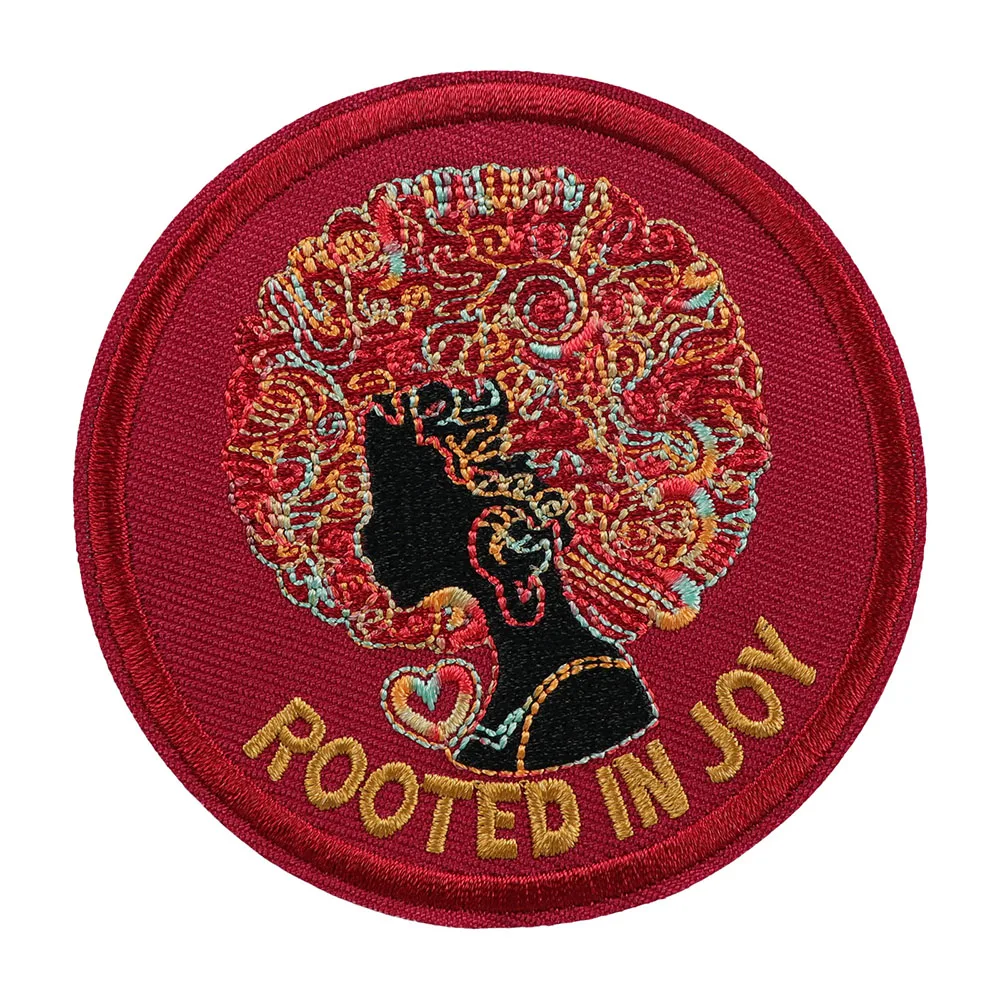 1pc Embroidered Letter "Rooted in Joy" Hot Melt Glue Patch Clothing Decoration Exquisite Cloth Sticker Accessory
1pc Embroidered Letter "Rooted in Joy" Hot Melt Glue Patch Clothing Decoration Exquisite Cloth Sticker Accessory