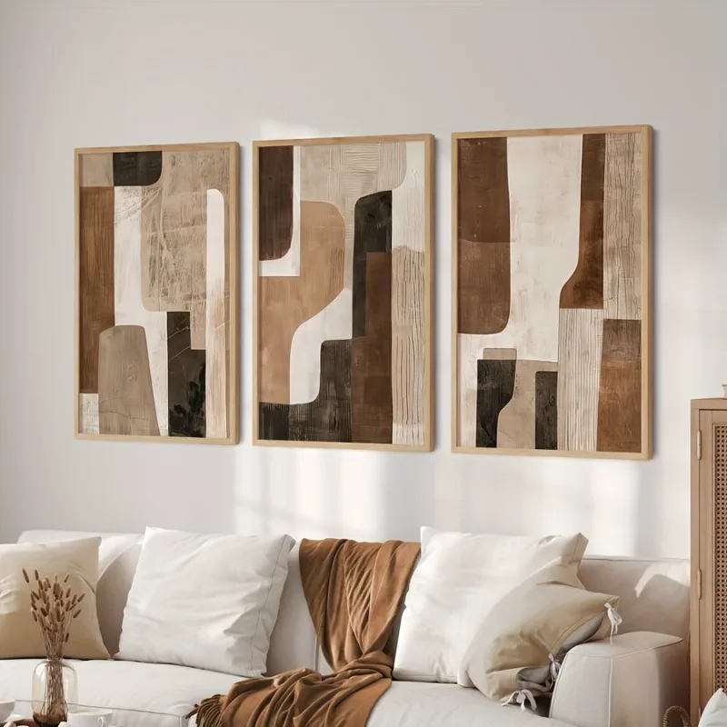 Set of 3 Large Abstract Art Canvas Poster, Boho Modern Wall Decor, Artwork for Living Room, Bedroom, Kitchen, Home Decor Unframe
Set of 3 Large Abstract Art Canvas Poster, Boho Modern Wall Decor, Artwork for Living Room, Bedroom, Kitchen, Home Decor Unframe
