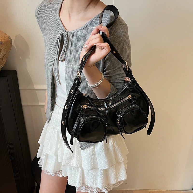 Vintage Korean Casual Multi Pocket Shoulder Underarm Tote Bag Women Ladies Sling Bags Leather Zip Purses Handbags сумка женская
Vintage Korean Casual Multi Pocket Shoulder Underarm Tote Bag Women Ladies Sling Bags Leather Zip Purses Handbags сумка женская