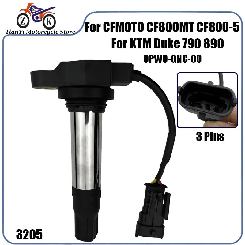 1/2PCS Motorcycle Ignition Coil For CFMOTO CF800MT CF800-5 For KTM Duke 790 890 Ignition Stick Replacement 0PW0-GNC-00 0PW0GNC00
1/2PCS Motorcycle Ignition Coil For CFMOTO CF800MT CF800-5 For KTM Duke 790 890 Ignition Stick Replacement 0PW0-GNC-00 0PW0GNC00
