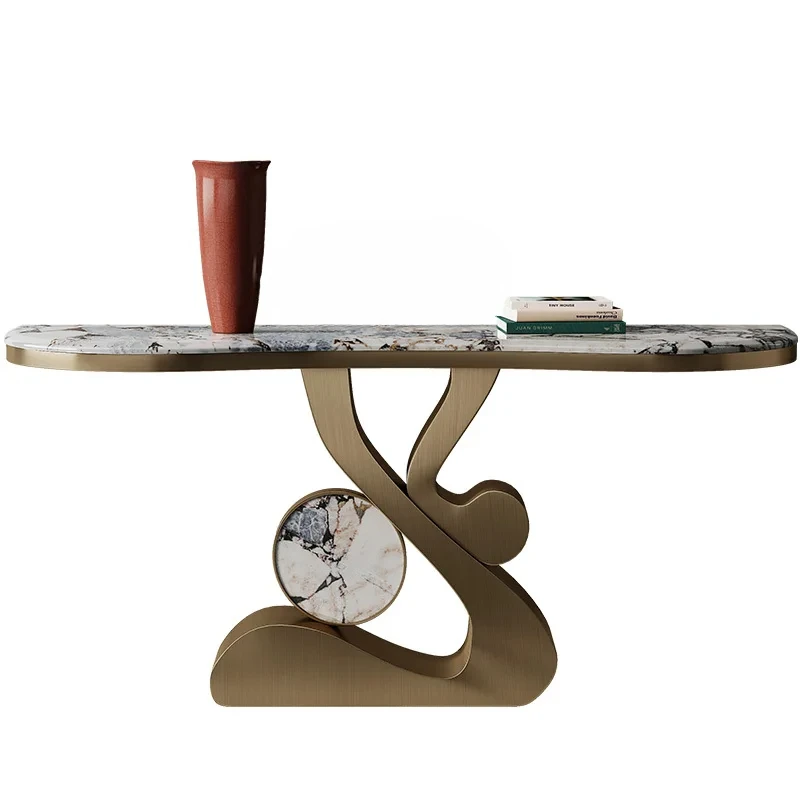 Zws. Light luxury natural marble entrance table Entry end view table Living room against the wall Luxury stone entrance table
Zws. Light luxury natural marble entrance table Entry end view table Living room against the wall Luxury stone entrance table