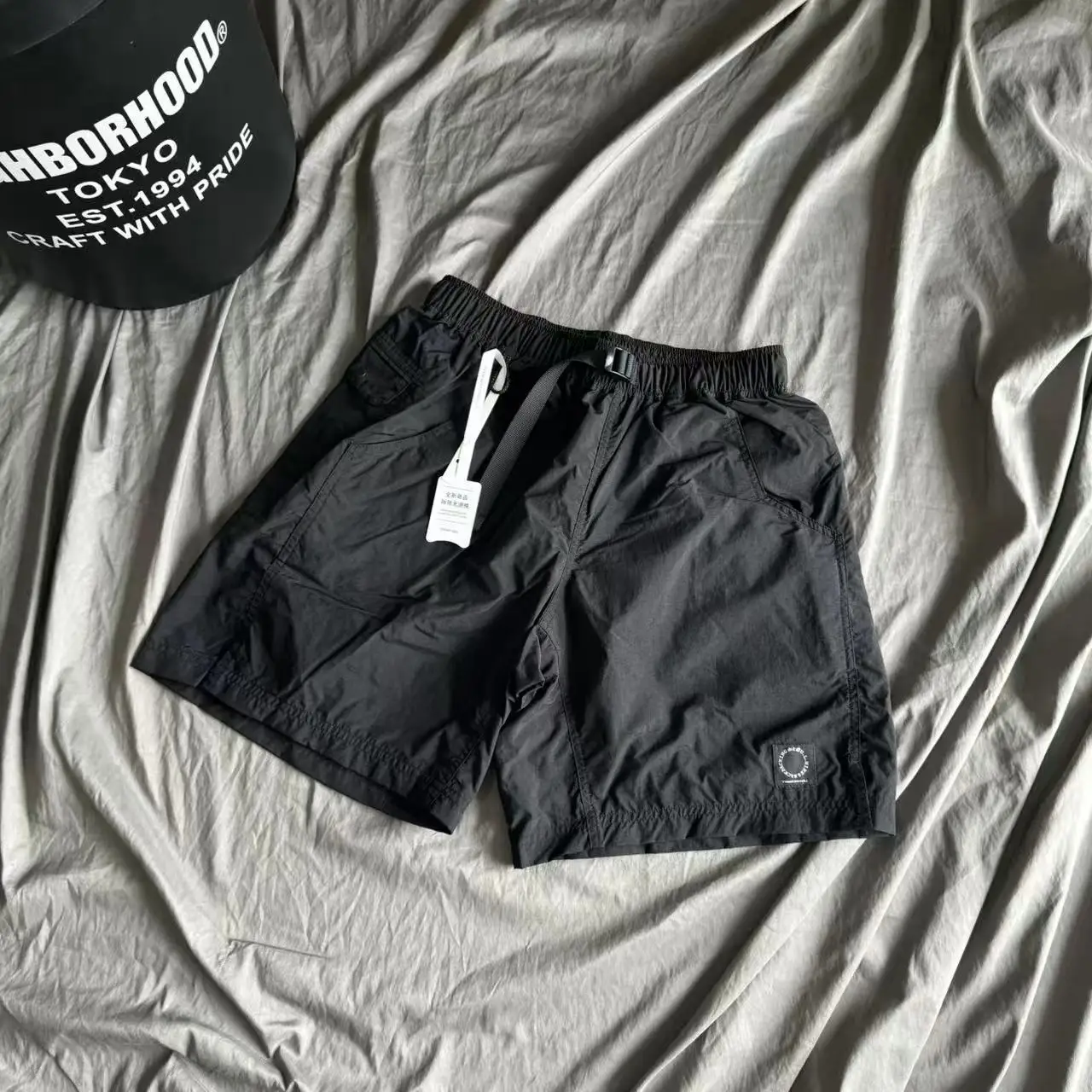 Hem Patch Yamatomichi 5-pockets Functional Belt Shortpants Men Women Thin Quick Dry Loose Wear Resistant Waterproof Shorts
Hem Patch Yamatomichi 5-pockets Functional Belt Shortpants Men Women Thin Quick Dry Loose Wear Resistant Waterproof Shorts