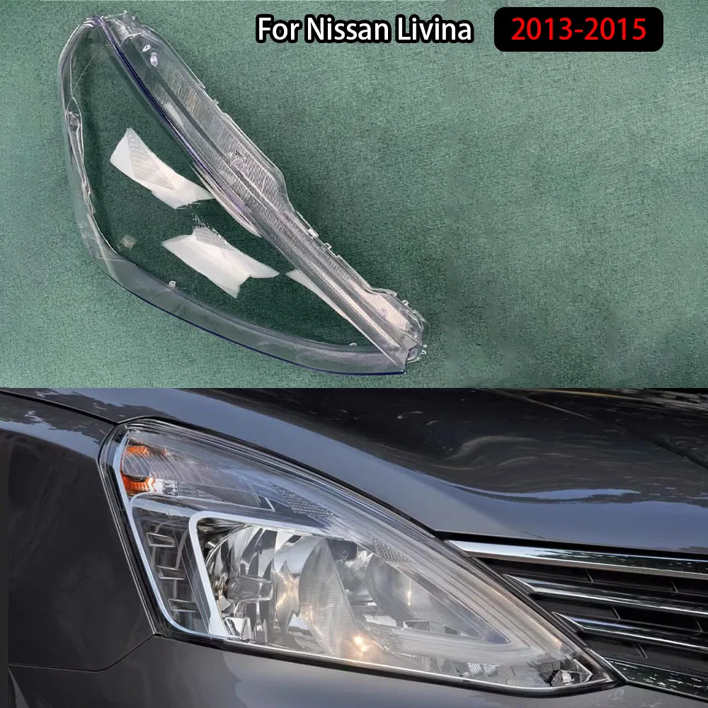 For Nissan Livina 2013-2015 Car Front Headlight Lens Cover Clear Headlamp Shell Transparent Lampshade Car Accessories
For Nissan Livina 2013-2015 Car Front Headlight Lens Cover Clear Headlamp Shell Transparent Lampshade Car Accessories