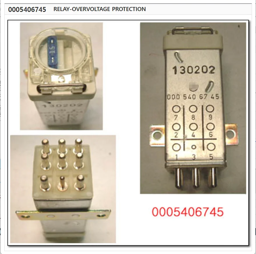 Overvoltage Protection Relay 0005406745 For Ssangyong Musso Korando Chairman GSL 1996-2003
Overvoltage Protection Relay 0005406745 For Ssangyong Musso Korando Chairman GSL 1996-2003