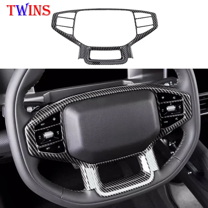 Car Steering Wheel Fit for Jetour Traveler T2 2023-2025 Car 5D Carbon Fiber Steering Wheel Decorative Frame Interior Parts Piece
Car Steering Wheel Fit for Jetour Traveler T2 2023-2025 Car 5D Carbon Fiber Steering Wheel Decorative Frame Interior Parts Piece